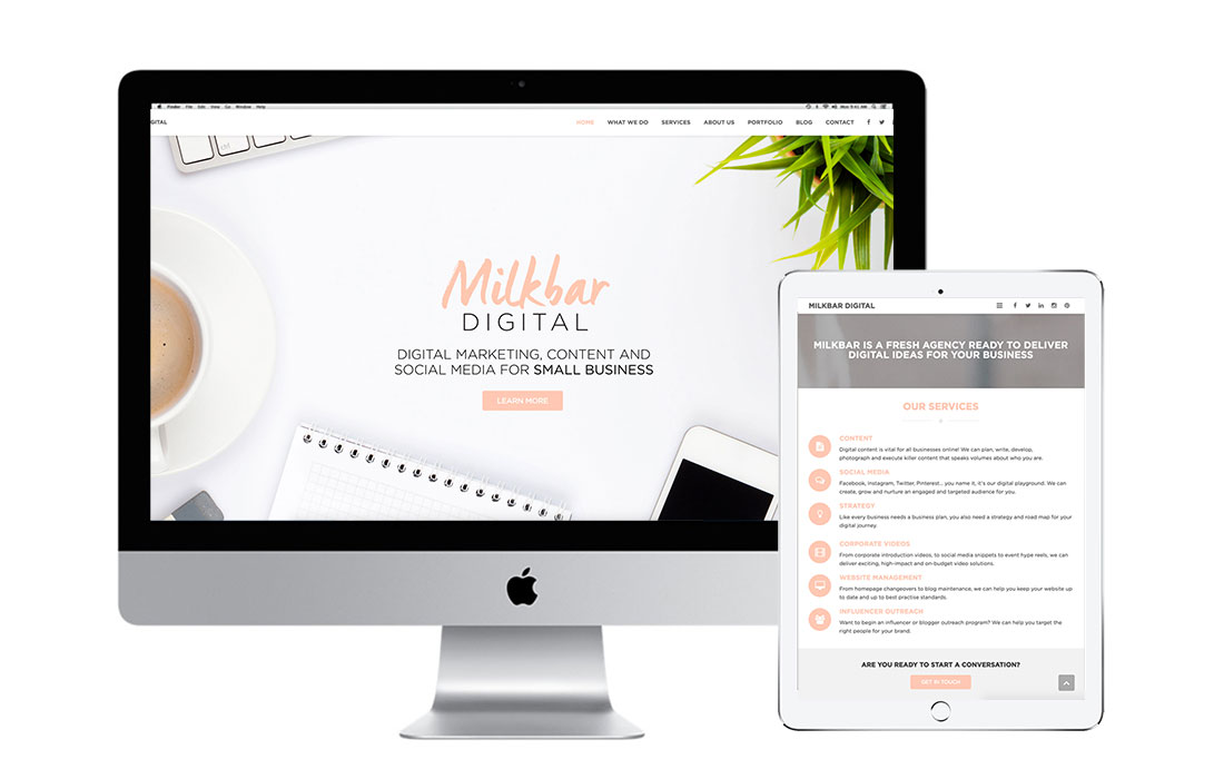Milkbar Digital Website Management Services