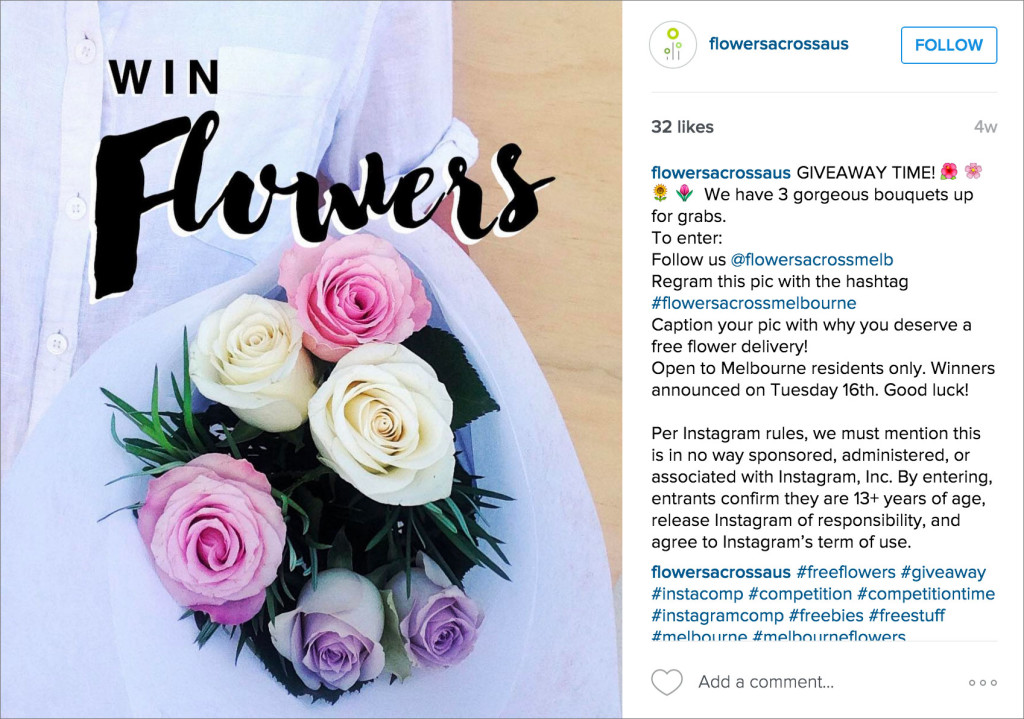How to run an Instagram competition