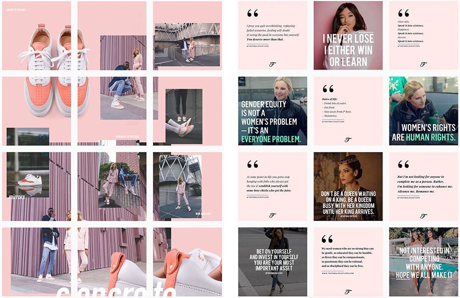 instagram grid examples